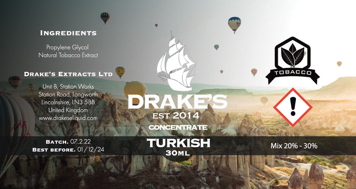 Oriental Tobacco Concentrate Drake's E-Liquid