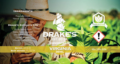 FC Virginia Concentrate Drake's E-Liquid