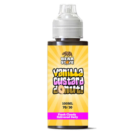 Vanilla Custard Donut 100ml Shortfill by Bear State Vapor