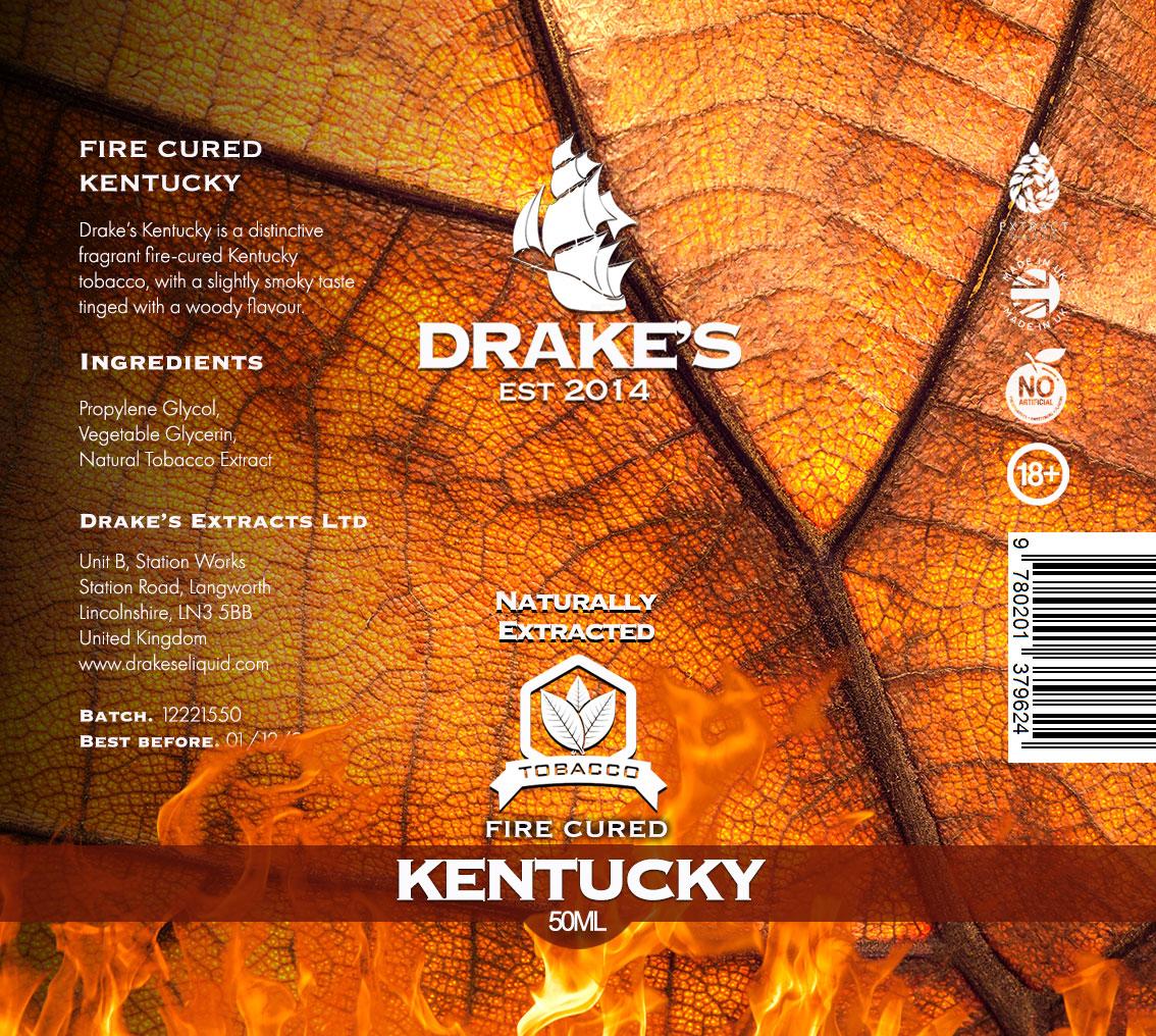 Kentucky Tobacco E-liquid Drake's E-Liquid