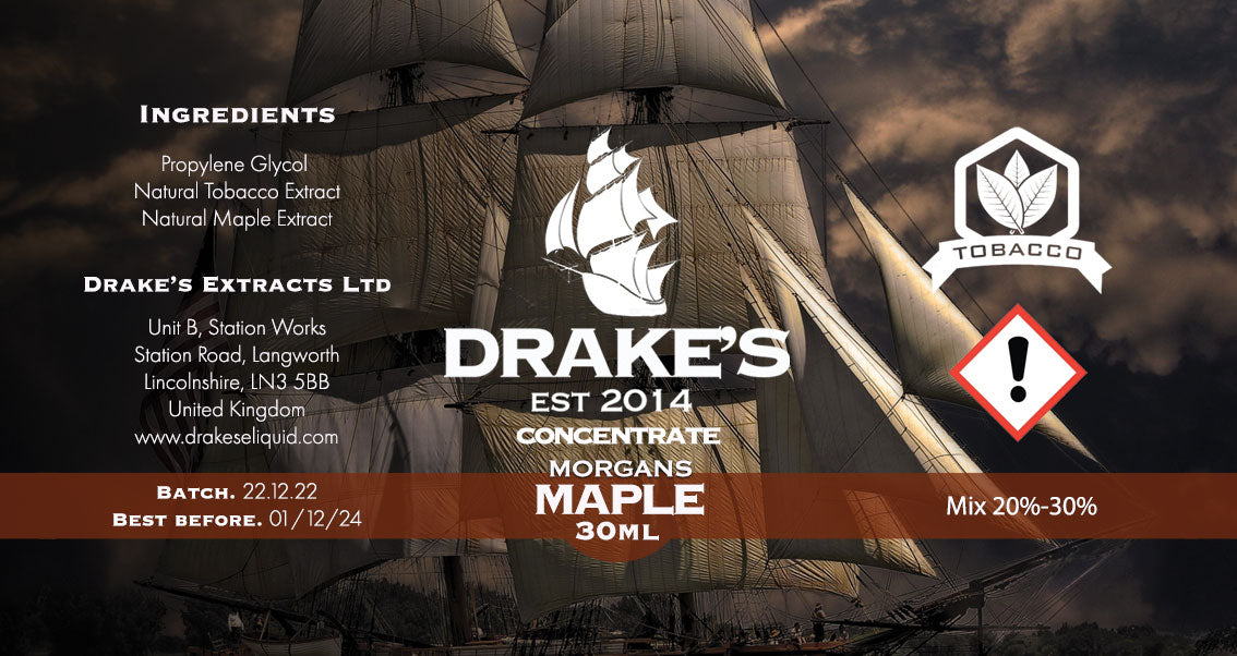 Morgans Maple Concentrate Drake's E-Liquid