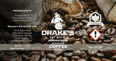 Calico's Coffee Concentrate Drake's E-Liquid