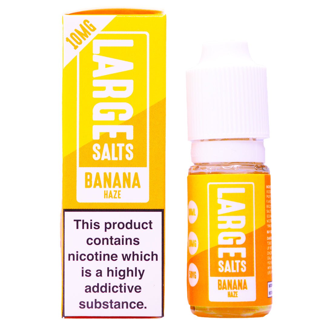 Banana Haze 10ml Nic Salt By Large Salts Prime Vapes UK