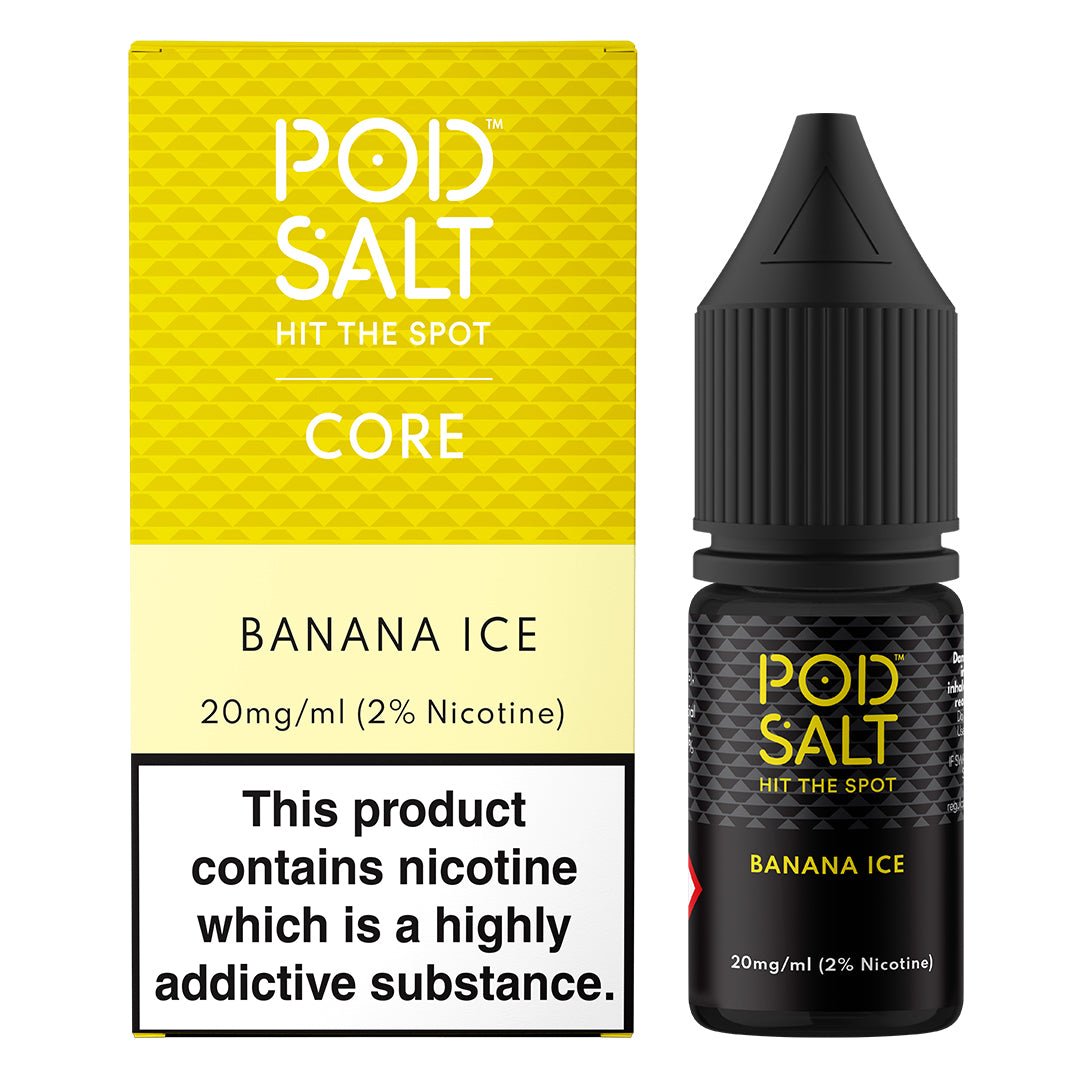 Banana Ice 10ml Nic Salt By Pod Salt - Prime Vapes UK