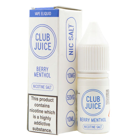 Berry Menthol 10ml Nic Salt By Club Juice - Prime Vapes UK