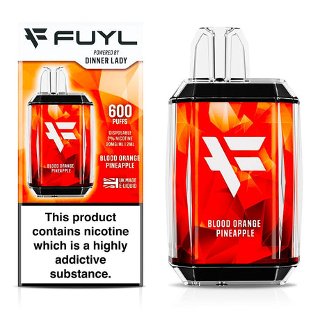 Blood Orange Pineapple Disposable Vape By Fuyl Fuyl by Dinner Lady