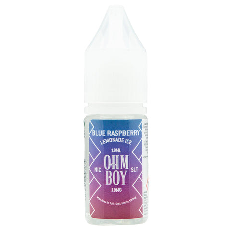 Blue Raspberry Lemonade Ice 10ml Nic Salt By Ohm Boy SLT - Prime Vapes UK