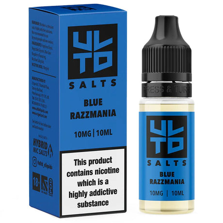 Blue Razzmania 10ml Nic Salt By ULTD Salts - Prime Vapes UK