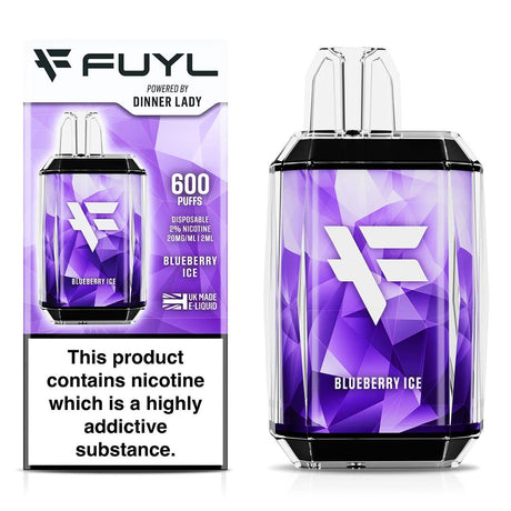 Blueberry Ice Disposable Vape By Fuyl Fuyl by Dinner Lady