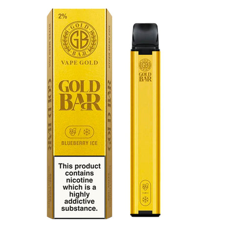 Blueberry Ice Disposable Vape by Gold Bar Gold Bar