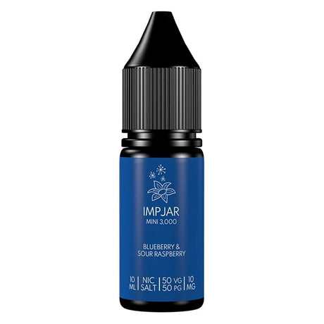 Blueberry & Sour Raspberry 10ml Nic Salt E-liquid By Imp Jar - Prime Vapes UK