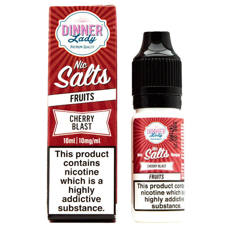 Cherry Blast 10ml Nic Salt By Dinner Lady - Prime Vapes UK