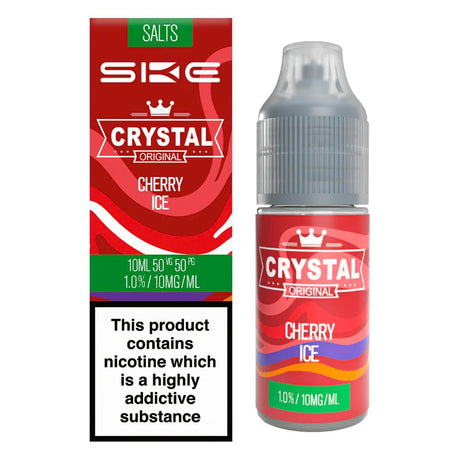 Cherry Ice 10ml Nic Salt E-liquid By SKE Crystal Bar Salts - Prime Vapes UK