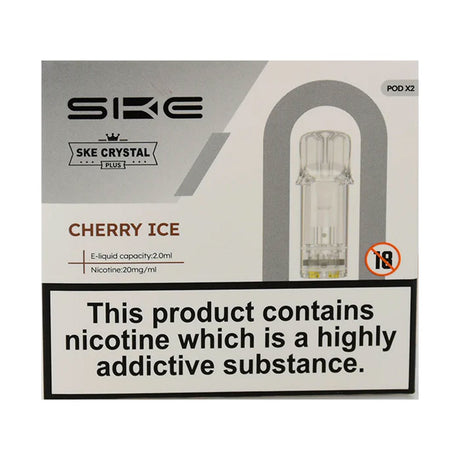 Cherry Ice Crystal Plus Prefilled Pods by SKE Crystal Bar SKE Crystal Bar