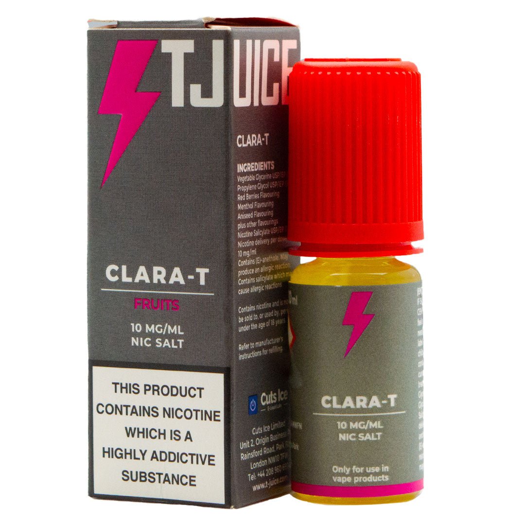 Clara-T 10ml Nic Salt By T Juice - Prime Vapes UK