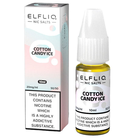 Cotton Candy Ice 10ml Nic Salt By Elf Bar Elfliq - Prime Vapes UK