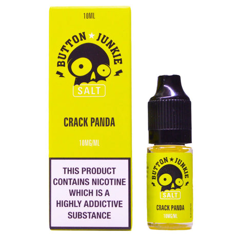 Crack Panda 10ml Nic Salt By Button Junkie - Prime Vapes UK