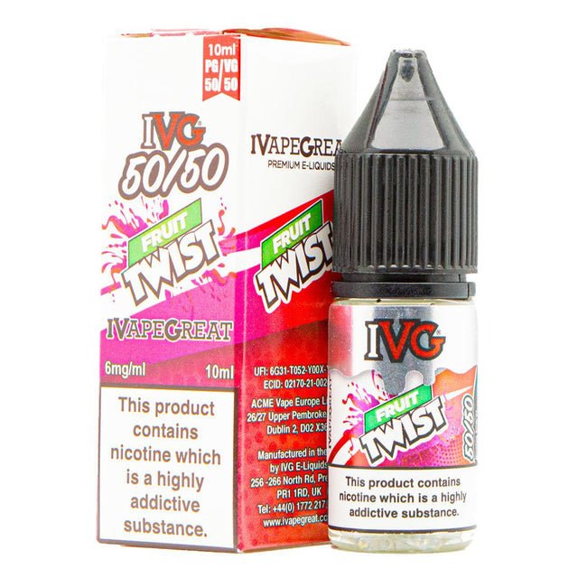 Fruit Twist 10ml E Liquid By IVG Prime Vapes UK