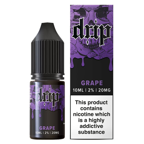 Grape 10ml Nic Salt By Drip - Prime Vapes UK
