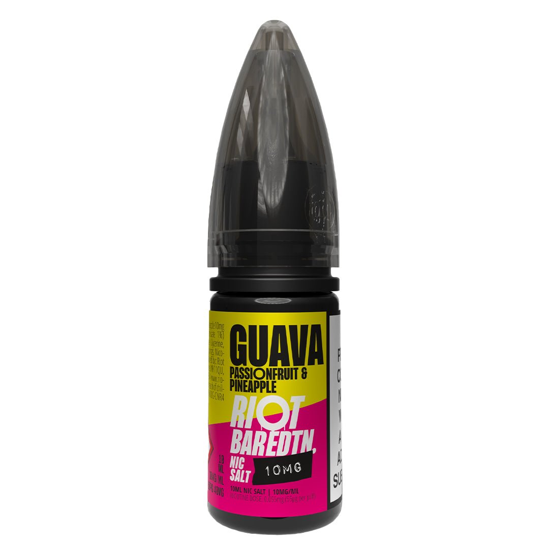 Guava Passionfruit & Pineapple BAR EDTN 10ml Nic Salt By Riot Squad Riot Squad