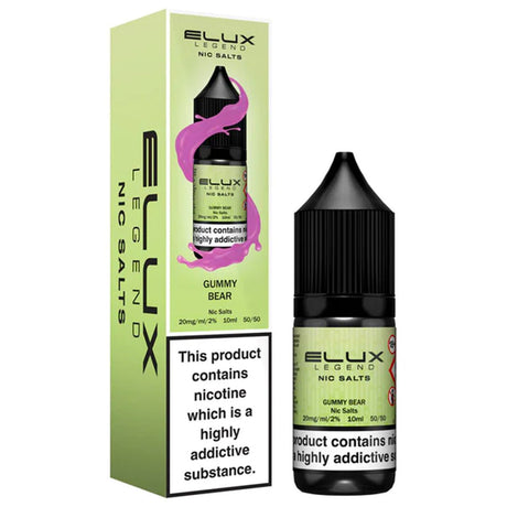 Gummy Bear 10ml Nic Salt E-liquid By Elux Legend - Prime Vapes UK