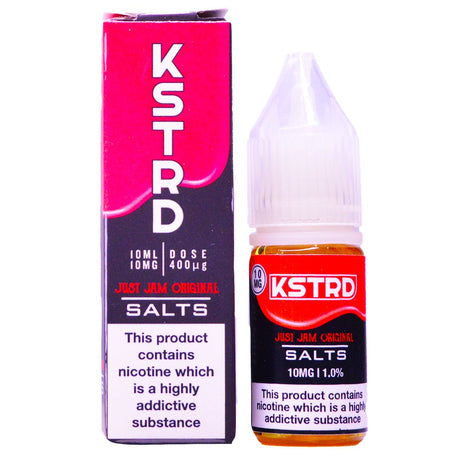 Just Jam Original Custard 10ml Nic Salt By KSTRD Prime Vapes UK