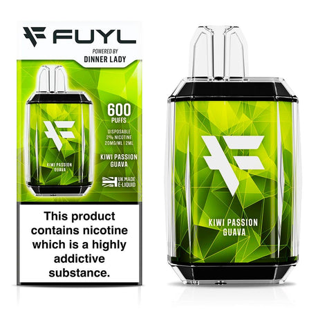 Kiwi Passionfruit Guava Disposable Vape By Fuyl Fuyl by Dinner Lady