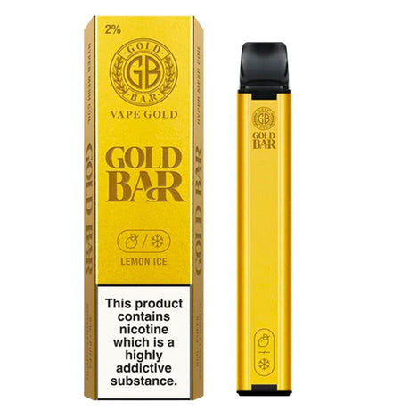 Lemon Ice Disposable Vape by Gold Bar Gold Bar