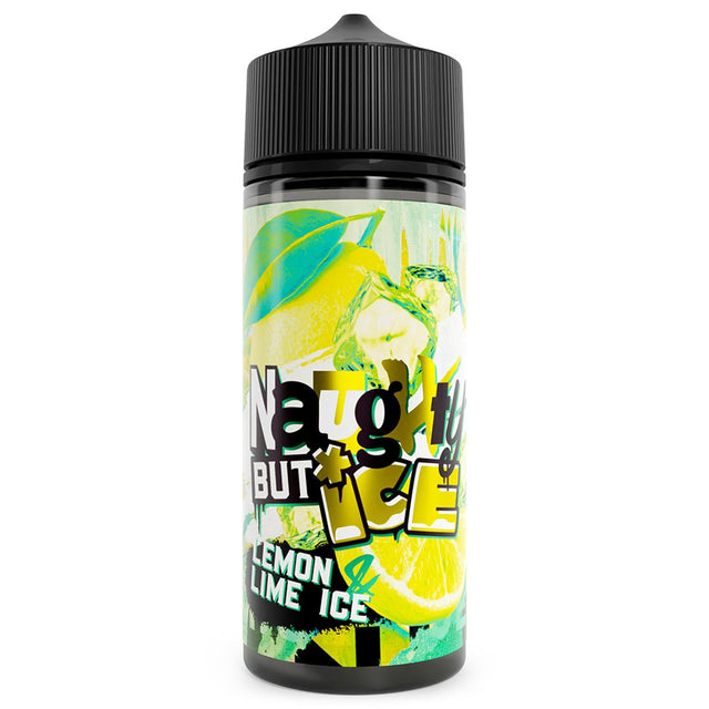 Lemon & Lime Ice 100ml Shortfill By Naughty But Ice - Prime Vapes UK