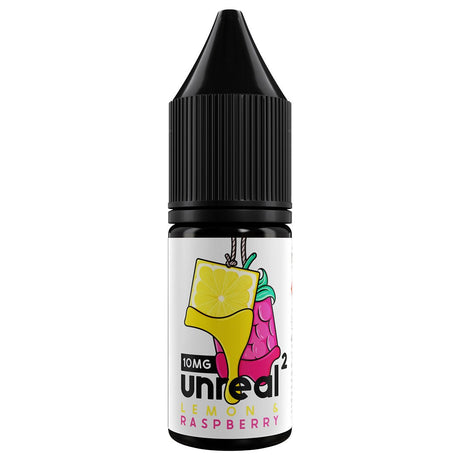 Lemon & Raspberry 10ml Nic Salt E-liquid By Unreal 2 Prime Vapes UK