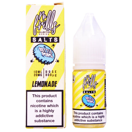 Lemonade 10ml Nic Salt By No Frills Bottle Pops Prime Vapes UK