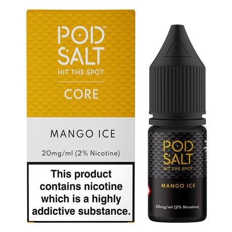 Mango Ice 10ml Nic Salt By Pod Salt - Prime Vapes UK