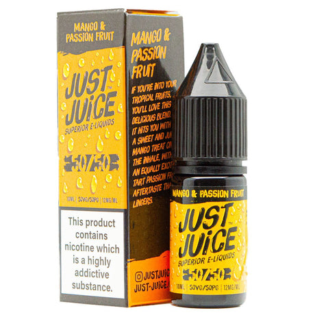 Mango & Passion Fruit By Just Juice 10ml Eliquid - Prime Vapes UK