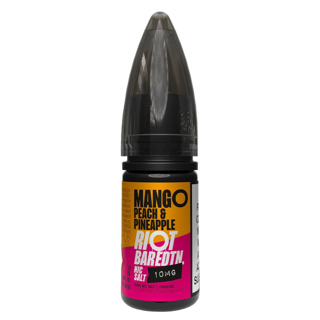 Mango Peach & Pineapple BAR EDTN 10ml Nic Salt By Riot Squad Riot Squad