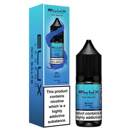 Mr Blue 10ml Nic Salt E-liquid By Elux Legend - Prime Vapes UK