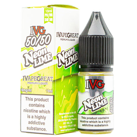 Neon Lime 10ml E Liquid By IVG Prime Vapes UK