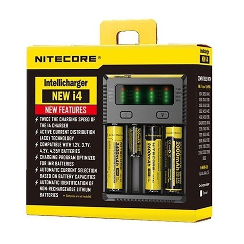 Nitecore i4 intellicharger Vape Battery Charger - Prime Vapes UK