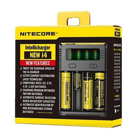 Nitecore i4 intellicharger Vape Battery Charger - Prime Vapes UK