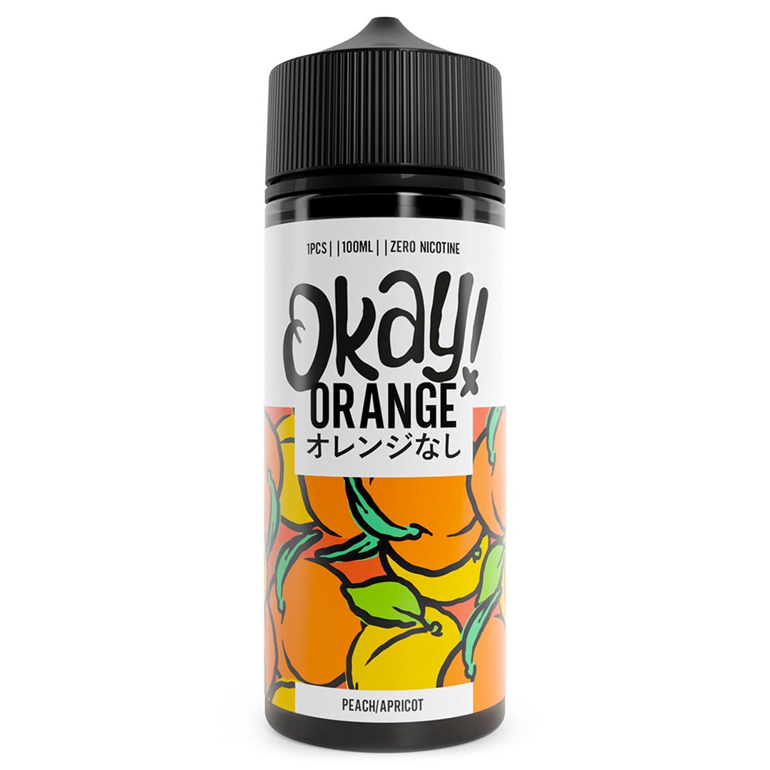 Peach Apricot 100ml Shortfill By Okay Orange Okay Orange