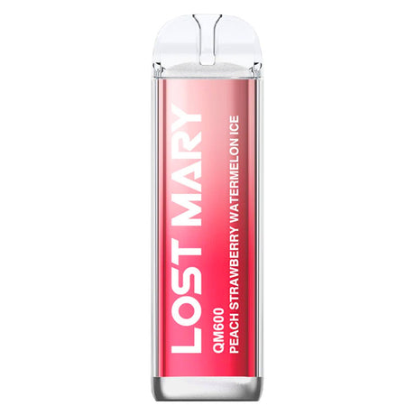 Peach Strawberry Watermelon Ice Disposable Vape QM600 by Lost Mary Lost Mary