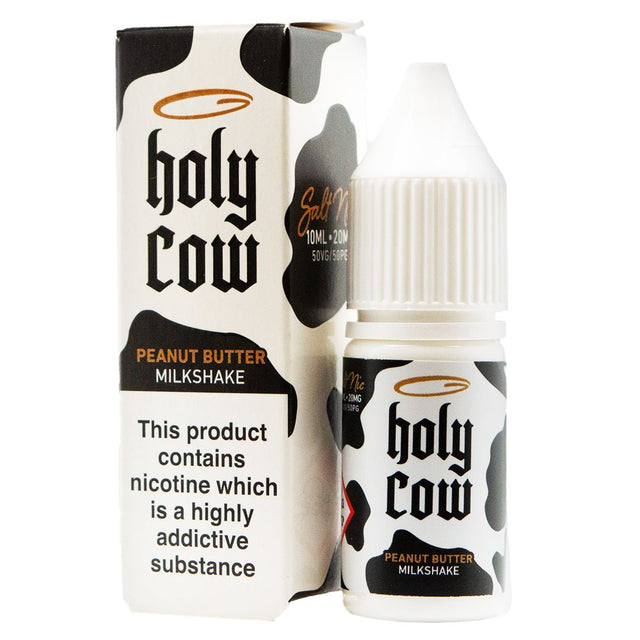 Peanut Butter Milkshake 10ml Nic Salt By Holy Cow - Prime Vapes UK