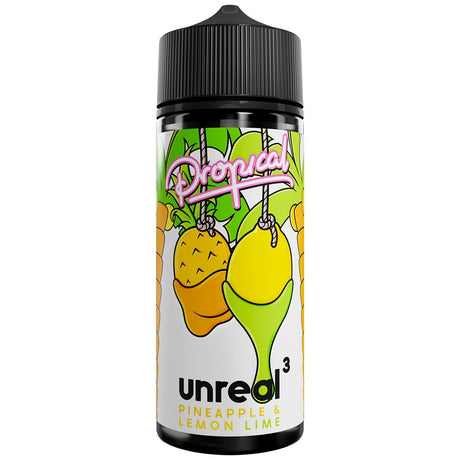 Pineapple Lemon Lime 100ml Shortfill By Unreal 3 Prime Vapes UK