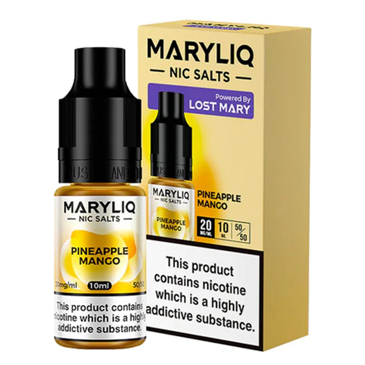 Pineapple Mango 10ml Nic Salt E-liquid By MaryLiq - Prime Vapes UK