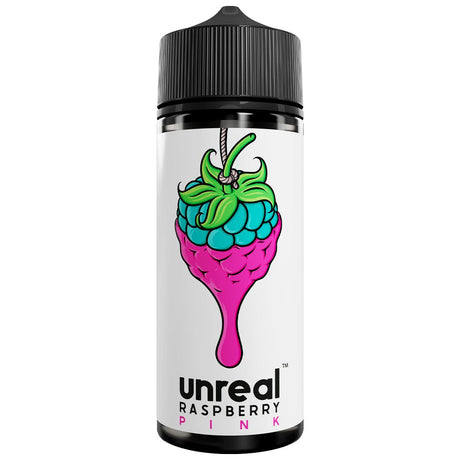 Pink 100ml Shortfill By Unreal Raspberry Unreal Raspberry