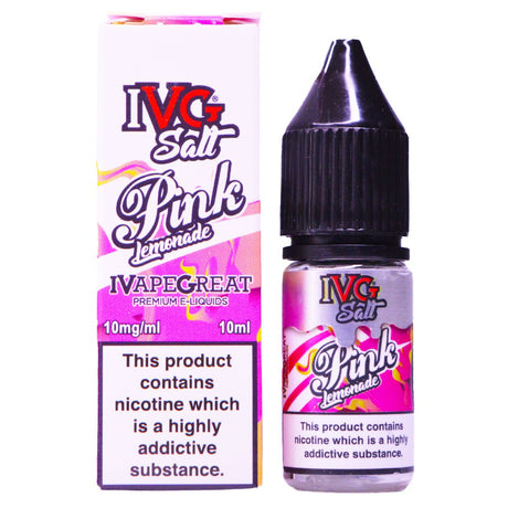 Pink Lemonade 10ml Nic Salt By IVG Prime Vapes UK