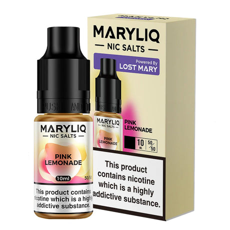 Pink Lemonade 10ml Nic Salt E-liquid By MaryLiq - Prime Vapes UK