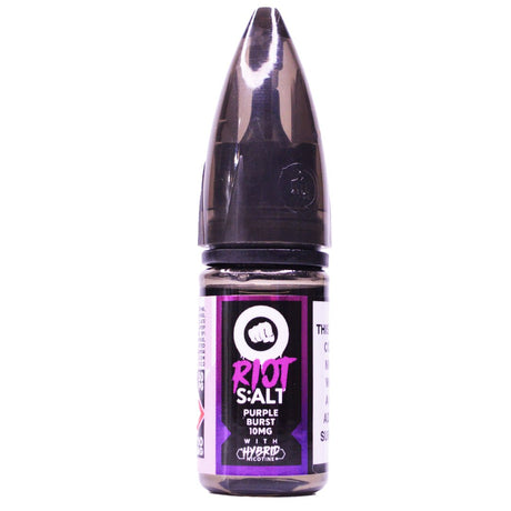 Purple Burst 10ml Hybrid Nic Salt By Riot Squad Prime Vapes UK