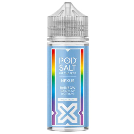 Rainbow 100ml Shortfill By Pod Salt Nexus Pod Salt Nexus