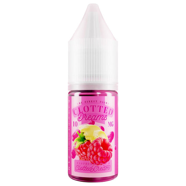 Raspberry Jam & Clotted Cream 10ml Nic Salt E-liquid By Clotted Dreams Clotted Dreams