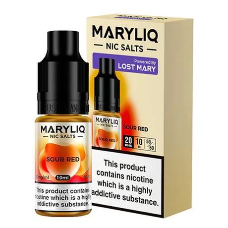 Sour Red 10ml Nic Salt E-liquid By MaryLiq - Prime Vapes UK